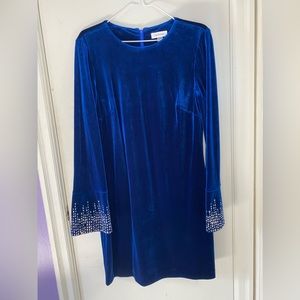 Blue Calvin Klein Dress - Size 8